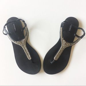 stylemint • beaded thong sandals
